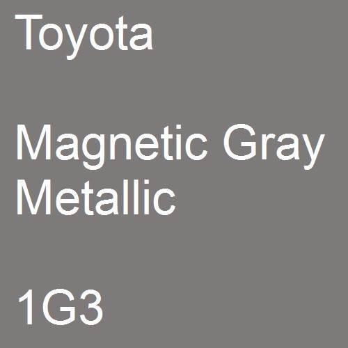 Toyota, Magnetic Gray Metallic, 1G3.